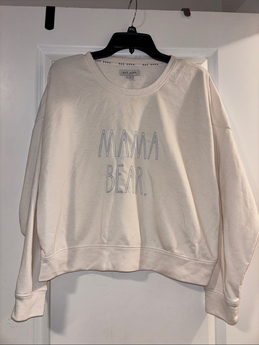 Rae Dunn "Mama Bear" Cream Pullover Sweatshirt